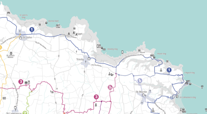 Cycle Routes Jersey